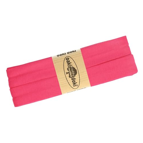 Schrägband Jersey 3m Breite 20mm Oaki Doki Tricot de Luxe Einfassband elastisch über 80 Farben, Farbe:persischrot Schrägband Jersey 3m Breite 20mm Oaki Doki Tricot de Luxe Einfassband elastisch über 80 Farben, Farbe:persischrot von maDDma
