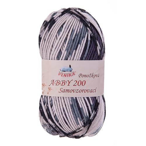 Sockenwolle Abby 200 selbstmusternd 100g Strickgarn Sockengarn Strumpfwolle Strumpfgarn Farbwahl, Farbe:mehrfarbig 2 Sockenwolle Abby 200 selbstmusternd 100g Strickgarn Sockengarn Strumpfwolle Strumpfgarn Farbwahl, Farbe:mehrfarbig 2 von maDDma