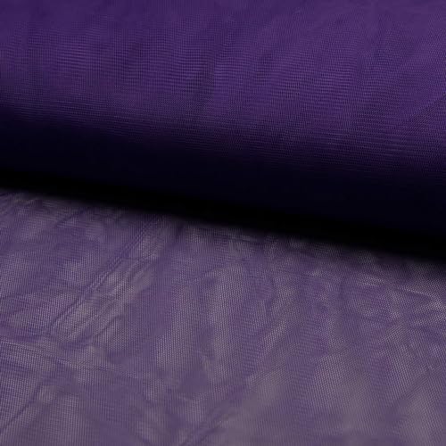 Soft-Tüll Kostümstoff Kleidertüll Fasching Feintüll ab 1 x 1,5 m Farbwahl Meterware, Farbe:lila von maDDma