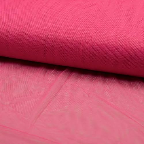 Soft-Tüll Kostümstoff Kleidertüll Fasching Feintüll ab 1 x 1,5 m Farbwahl Meterware, Farbe:magenta von maDDma