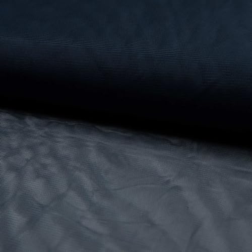 Soft-Tüll Kostümstoff Kleidertüll Fasching Feintüll ab 1 x 1,5 m Farbwahl Meterware, Farbe:nachtblau von maDDma