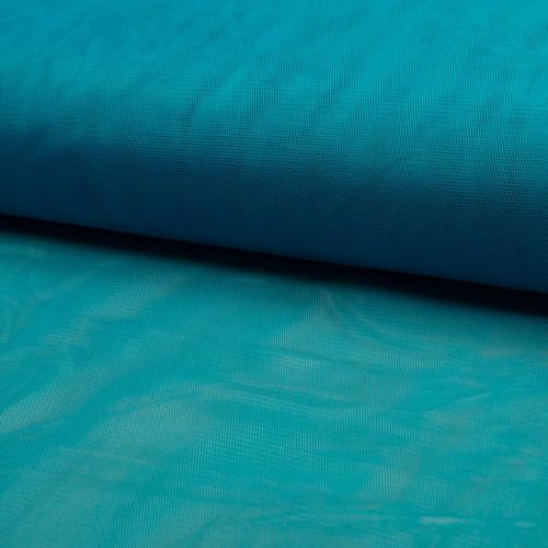 Soft-Tüll Kostümstoff Kleidertüll Fasching Feintüll ab 1 x 1,5 m Farbwahl Meterware, Farbe:türkis Soft-Tüll Kostümstoff Kleidertüll Fasching Feintüll ab 1 x 1,5 m Farbwahl Meterware, Farbe:türkis von maDDma