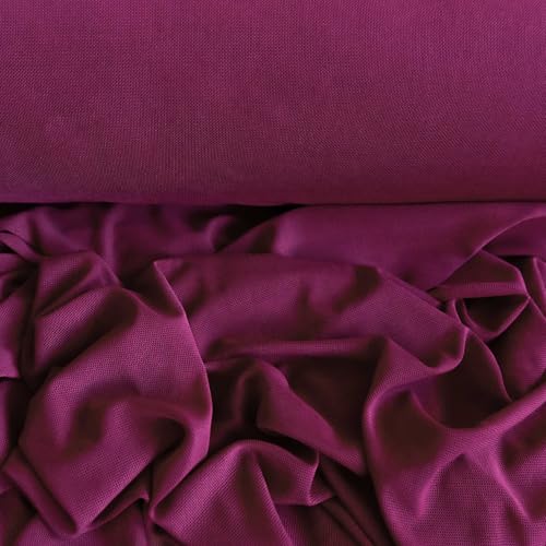 Soft-Tüll elastischer Feintüll Meterware Dessoustüll Kleidertüll Kostümstoff Fasching 17 Farben, Farbe:bordeaux von maDDma