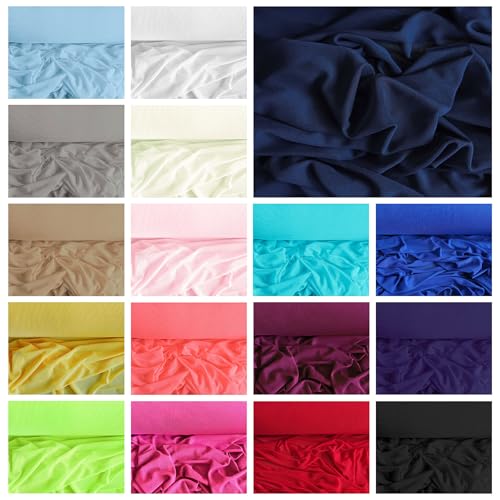 Soft-Tüll elastischer Feintüll Meterware Dessoustüll Kleidertüll Kostümstoff Fasching 17 Farben, Farbe:königsblau von maDDma