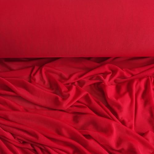 Soft-Tüll elastischer Feintüll Meterware Dessoustüll Kleidertüll Kostümstoff Fasching 17 Farben, Farbe:rot Soft-Tüll elastischer Feintüll Meterware Dessoustüll Kleidertüll Kostümstoff Fasching 17 Farben, Farbe:rot von maDDma