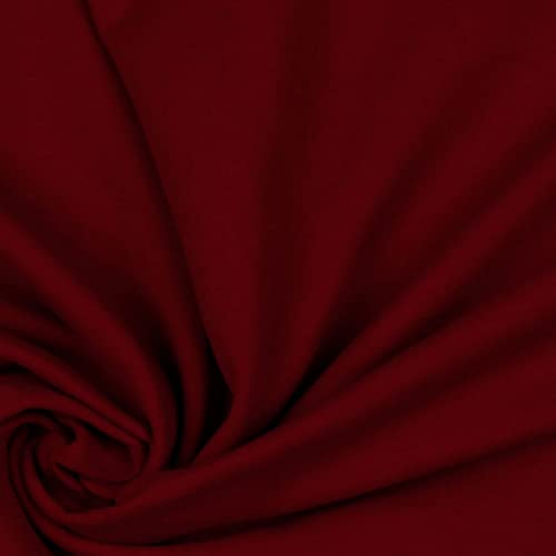 Softsweat Bio Organic ab 0,5m Sweatstoff Soft-Sweat Stoff Baumwolle OEKO-TEX 59 Farben, Farbe:041 - bordeaux von maDDma