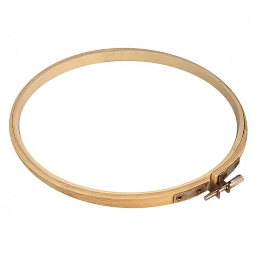 Stickrahmen Holz rund Stickring Holzstickrahmen Holzstickring natur, Größenwahl, Größe:15cm von maDDma