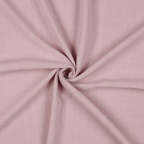 Viskose Leinen Stoff 29 Farben ab 0,5m x 1,37m Kleiderstoff Kostümstoff Sommer, Farbe:031 - altrosa Viskose Leinen Stoff 29 Farben ab 0,5m x 1,37m Kleiderstoff Kostümstoff Sommer, Farbe:031 - altrosa von maDDma