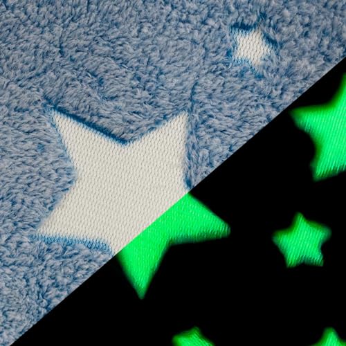 Wellness Fleece Sternenhimmel Glow in the Dark Zuschnitt ab 1x1,65m Fleece-Stoff Plüschstoff, Farbe:blau Wellness Fleece Sternenhimmel Glow in the Dark Zuschnitt ab 1x1,65m Fleece-Stoff Plüschstoff, Farbe:blau von maDDma