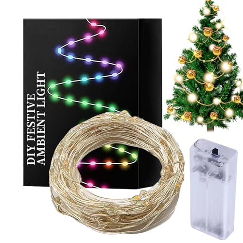 macto Flackernde Lichter für den Außenbereich, farbwechselnde Lichterkette, intelligente LED-Lichterketten mit App-Steuerung, intelligente Lichter für den Außenbereich, intelligente Lichter von macto