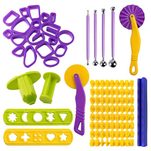 macto Modellierwerkzeuge, Modellierwerkzeuge, Bastelwerkzeug-Set für Ton, Modellierwerkzeug-Set, Trocken-Ton macto Modellierwerkzeuge, Modellierwerkzeuge, Bastelwerkzeug-Set für Ton, Modellierwerkzeug-Set, Trocken-Ton von macto