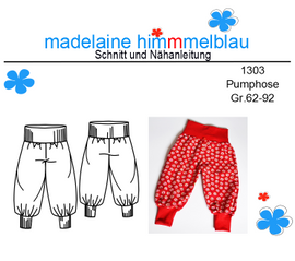 1303 Pumphose 1303 Pumphose von madelaine himmmelblau