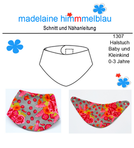 1307 Halstuch Baby und Kleinkind 1307 Halstuch Baby und Kleinkind von madelaine himmmelblau