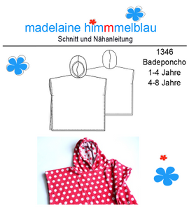 1346 Badeponcho 1346 Badeponcho von madelaine himmmelblau