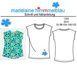 1355 Shirt 1355 Shirt von madelaine himmmelblau