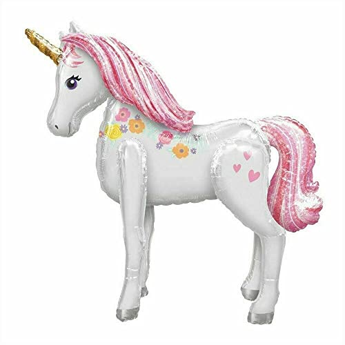 madeokoltd Riesiger Einhorn-Airwalker 3D-Ballon-Dekoration, Helium-Luft für Party, Kinder, 117,8 cm, Weiß, Ballon, 1 Stück, Unisex, Erwachsene, Kinder, Partygäste madeokoltd Riesiger Einhorn-Airwalker 3D-Ballon-Dekoration, Helium-Luft für Party, Kinder, 117,8 cm, Weiß, Ballon, 1 Stück, Unisex, Erwachsene, Kinder, Partygäste von madeokoltd
