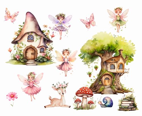 Wandtattoo Wandsticker Blume Fee Feen Blumen Schmetterling Elfen Rosa Wandtattoo Buntes Pflanze Selbstklebend Wandaufkleber Abnehmbar Wandkunst Aufkleber für Mädchen Kinder Kinderzimmer Schlafzimmer Wandtattoo Wandsticker Blume Fee Feen Blumen Schmetterling Elfen Rosa Wandtattoo Buntes Pflanze Selbstklebend Wandaufkleber Abnehmbar Wandkunst Aufkleber für Mädchen Kinder Kinderzimmer Schlafzimmer von madras24