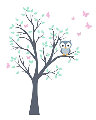 Wandtattoo kinder Babyzimmer Aufkleber Eule Eulen Wandsticker Wand Waldtiere Kinderzimmer Wandaufkleber Deko Dekoration fürs Baby Kindergarten Baum Tiere XL Wandtattoo kinder Babyzimmer Aufkleber Eule Eulen Wandsticker Wand Waldtiere Kinderzimmer Wandaufkleber Deko Dekoration fürs Baby Kindergarten Baum Tiere XL von madras24