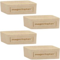 4 magnetoplan Magnete braun 6,0 x 2,0 x 1,3 cm von magnetoplan