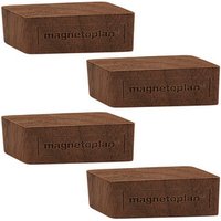 magnetoplan Magnete braun, Holz 6,0 x 2,0 x 1,3 cm, 4 St. magnetoplan Magnete braun, Holz 6,0 x 2,0 x 1,3 cm, 4 St. von magnetoplan