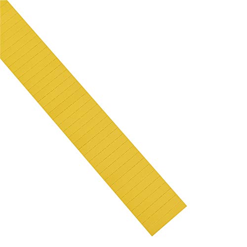 Holtz Ferrocard Etiketten gelb 50x10mm 205St von magnetoplan