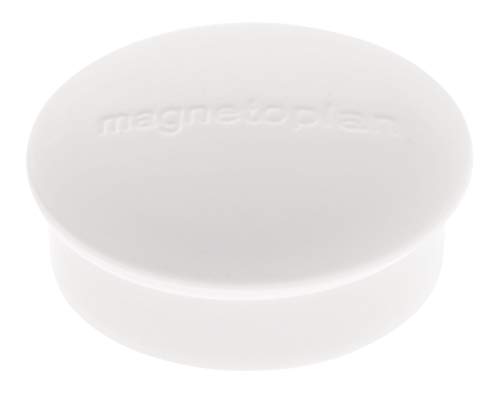 Magnetoplan Magnet Discofix Mini (Ø x H) 19mm x 7mm rund Weiß 10 St. 1664600 von magnetoplan