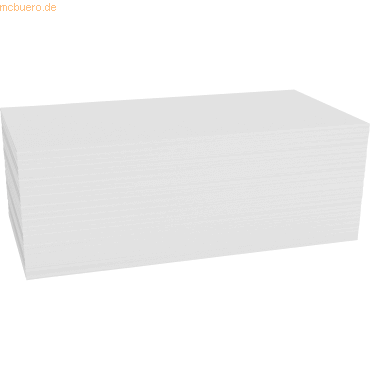 Magnetoplan Moderationskarte 111151500 200x100mm weiß 500 Stück von magnetoplan