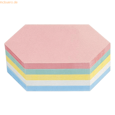Magnetoplan Moderationskarte 112502210 Rhombus 200x95mm 250 Stück von magnetoplan