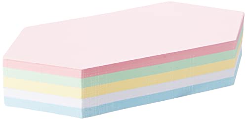 magnetoplan Moderationskarten, Rhombus | BxH 200x95 mm | 500 Stück | Moderationskarten in 5 Pastellfarben | Für Meetings und Präsentationen | FSC-zertifiziert und kunststofffrei verpackt magnetoplan Moderationskarten, Rhombus | BxH 200x95 mm | 500 Stück | Moderationskarten in 5 Pastellfarben | Für Meetings und Präsentationen | FSC-zertifiziert und kunststofffrei verpackt von magnetoplan