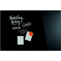 magnetoplan Glas-Magnettafel 150,0 x 100,0 cm tief-schwarz von magnetoplan