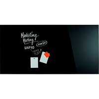magnetoplan Glas-Magnettafel 200,0 x 100,0 cm tief-schwarz von magnetoplan