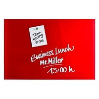 magnetoplan Glas-Magnettafel 60,0 x 40,0 cm intensiv-rot magnetoplan Glas-Magnettafel 60,0 x 40,0 cm intensiv-rot von magnetoplan