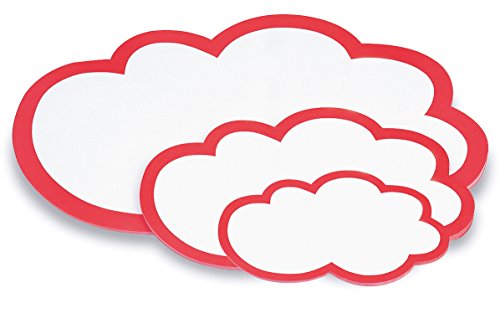 magnetoplan 111152004 Moderationskarten und wolken groß, 620 x 370 mm von magnetoplan