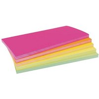 magnetoplan Moderationskarten Neon farbsortiert 20,0 x 10,0  cm, 250 St. von magnetoplan