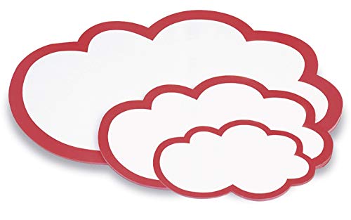magnetoplan Moderationskarten, Wolken | BxH 230x145 mm | 20 Stück | Moderationskarten in weiß/rot | Für Meetings und Präsentationen | FSC-zertifiziert und kunststofffrei verpackt magnetoplan Moderationskarten, Wolken | BxH 230x145 mm | 20 Stück | Moderationskarten in weiß/rot | Für Meetings und Präsentationen | FSC-zertifiziert und kunststofffrei verpackt von magnetoplan