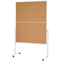 magnetoplan Moderationswand 120,0 x 150,0 cm braun von magnetoplan