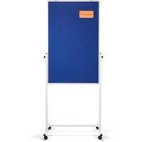 magnetoplan Moderationswand 3in1 Universal-Board 75,0 x 120,0 cm blau, weiß von magnetoplan