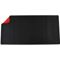 magnetoplan Schreibtischunterlage doppelseitig schwarz/rot Kunstleder 120,0 x 60,0 cm, 1 St. von magnetoplan