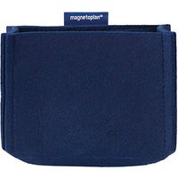 magnetoplan Stiftehalter magnetoTray medium blau Filz 13,0 x 6,0 x 10,0 cm von magnetoplan
