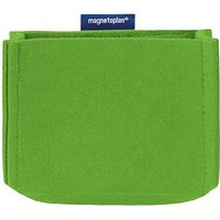 magnetoplan Stiftehalter magnetoTray medium grün Filz 13,0 x 6,0 x 10,0 cm von magnetoplan