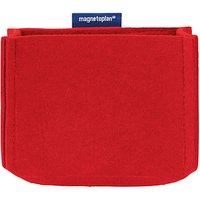 magnetoplan Stiftehalter magnetoTray medium rot Filz 13,0 x 6,0 x 10,0 cm von magnetoplan