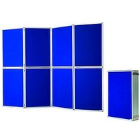 magnetoplan Trennwand zusammenklappbar 1101016, blau 244,0 x 181,0 cm mit Rollen magnetoplan Trennwand zusammenklappbar 1101016, blau 244,0 x 181,0 cm mit Rollen von magnetoplan