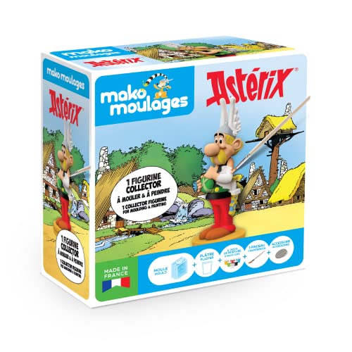 mako moulages Asterix et Obelix Sammelset, Bastelset für Gips und Malerei, 1 x Doppelschale, für Kinder ab 5 Jahren von mako moulages