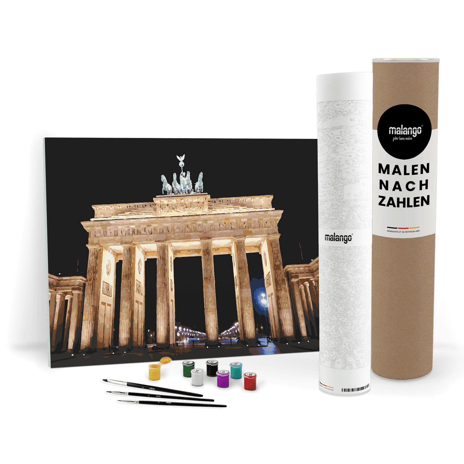 Malen nach Zahlen - Brandenburger Tor von malango