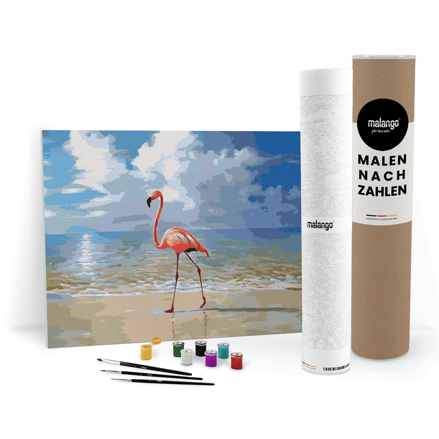 Malen nach Zahlen - Flamingo Flavio von malango