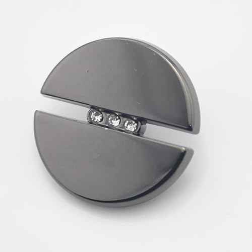 3 Stück Diamant-Metallknöpfe, runde Knöpfe, Anzug, Mantel, DIY, Nähen, Basteln für Dekoration, Schnalle 3 Stück Diamant-Metallknöpfe, runde Knöpfe, Anzug, Mantel, DIY, Nähen, Basteln für Dekoration, Schnalle von malianna