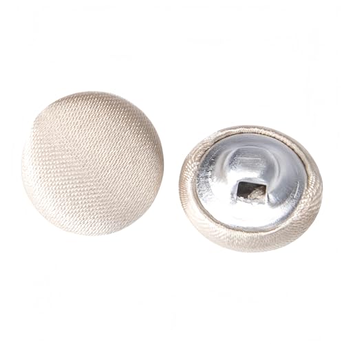 Knöpfe aus Metall mit Satinüberzug, für Hochzeitskleid, Smoking, Anzüge, 10 Stück Knöpfe aus Metall mit Satinüberzug, für Hochzeitskleid, Smoking, Anzüge, 10 Stück von malianna