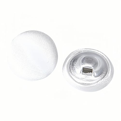 Knöpfe aus Metall mit Satinüberzug, für Hochzeitskleid, Smoking, Anzüge, 10 Stück Knöpfe aus Metall mit Satinüberzug, für Hochzeitskleid, Smoking, Anzüge, 10 Stück von malianna