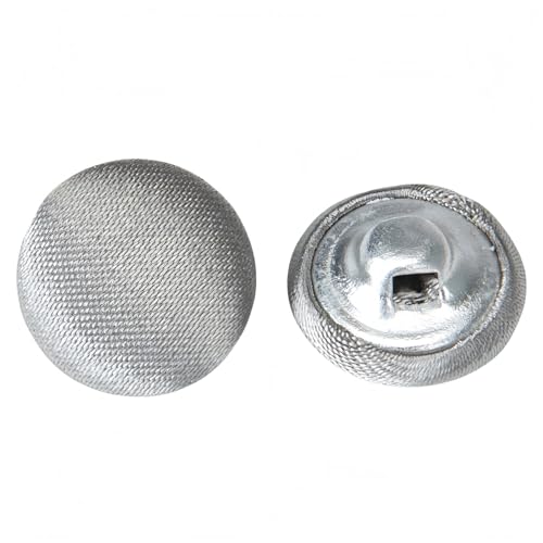 Knöpfe aus Metall mit Satinüberzug, für Hochzeitskleid, Smoking, Anzüge, 10 Stück von malianna