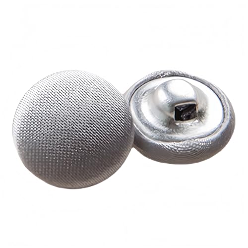 Knöpfe aus Metall mit Satinüberzug, für Hochzeitskleid, Smoking, Anzüge, 10 Stück Knöpfe aus Metall mit Satinüberzug, für Hochzeitskleid, Smoking, Anzüge, 10 Stück von malianna
